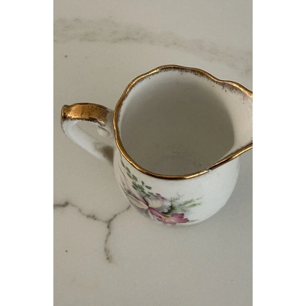 Vintage Sweet Romance Bone China Creamer Made In England
